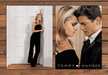Tommy Hilfiger Rebecca Romijn Couple Black Dress Print Ad 1998 1990s (2pgs)