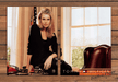 Tommy Hilfiger Rebecca Romijn Model Oval Office Desk Print Ad 1998 1990s (2pgs)