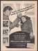 "Too Late for Tears" Movie Release 1940s Print Advertisement Ad 1949 Fetch-the-Paper