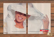 Topol Dressed to the Teeth White Veil Hat Smile Print Ad 1988 1980s (2pgs)