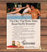 Total Image Ultra Diet Poolside Couple Swimsuit Weight Loss Print Ad 1983 1980s