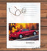 Toyota MR2 "I Love What You Do For Me." Sports Coupe Print Ad 1994 1990s