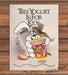 Trix Yogurt Rabbit Cartoon Strawberry Banana Kids Print Ad 1993 1990s