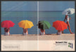 True Cigarettes 1980s Print Advertisement (2 page Centerfold) 1983 Girls Legs Fetch-the-Paper