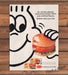 Tyson Chicken Sandwich Smiley Cartoon No Preservatives Print Ad 1993 1990s