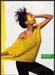 United Colors of Benetton 2010s Print Advertisement 2012 Yellow Mohawk Model Fetch-the-Paper