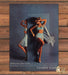 Vanity Fair Peek-a-Blue Bra Pantie Girdle Mirror Pose Print Ad 1966 1960s