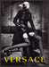 Versace Fashion 2010s Print Advertisement 2012 Waif Model Fishnet Legs Grayscale Fetch-the-Paper