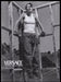 Versace Jeans Couture 1990s Print Advertisement Ad 1998 Carpenter Female Model Fetch the Paper!