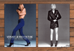 Versace Jeans Couture Karen Elson 1 Page (Front/Back) Print Ad 1997 1990s