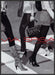 Via Spiga Shoes 2000s Print Advertisement Ad 2008 Legs Street Walking Models Fetch the Paper!