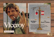 Viceroy Peace Sign Mustache Man Less Tar Print Ad 1978 1970s (2 pages)
