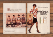 Virginia Slims 1980s Print Advertisement (2 pages) 1985 Legs "Board Meeting"