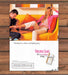 Virginia Slims Getting Lucky Man Painting Woman's Toenails Print Ad 1997 1990s
