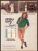 Virginia Slims Lights 1980s Print Advertisement 1982 Legs Cigarettes Fetch-the-Paper