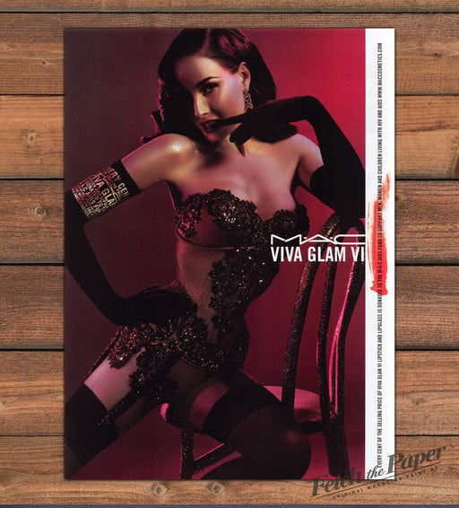 Viva Glam VI Cosmetics 2000s Print Ad