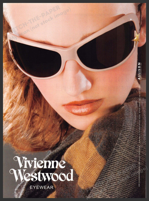 Vivienne Westwood 2000s Magazine Print Advertisement 2005 Eyewear Sunglasses Vivienne Westwood