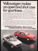 Volkswagen Wolfsburg 1980s Print Advertisement Ad 1985 Fetch the Paper!
