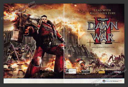 Warhammer 40,000: Dawn of War II 2000s Video Game Print Advertisement 2 Pg 2009