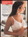 Warner's Perfect Support Bra 1980s Print Advertisement Ad 1989 Model Newspaper Fetch the Paper!