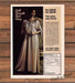 Waterson Leisure Lounger Satin Nightgown Wicker Chair Print Ad 1980 1980s