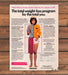 Weight Watchers Quick Start Woman Bare Legs Scale Ice Cream Print Ad 1987 1980s