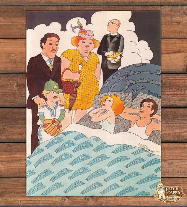 Werner Kappes Artist Magazine Illustration Family Priest Bedroom 1981 1980s