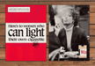 Winston Lights "No Additives. No Bull." Bold Portrait Print Ad 1999 1990s (2pgs)
