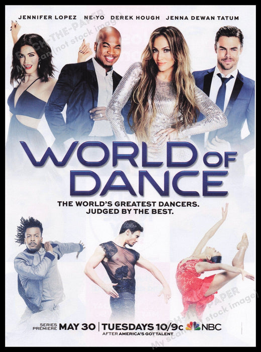 World Of Dance 2000s Print Advertisement Ad 2017 Fetch the Paper!