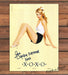 XOXO Model Claudia Schiffer Legs Macy's Print Ad 1998 1990s