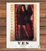 Yes Clothing Co Black Lace Dress Beaded Curtain Doorway Legs Print Ad 1991 1990s