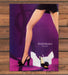 Yves Saint Laurent Chaussures Long Legs Satin Slingback Print Ad 1997 1990s