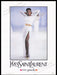 Yves Saint Laurent Clothing 1980s Print Advertisement Ad 1989 Legs Rive Gauche Fetch the Paper!