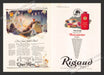1921 Print Advertisements Front / Back Djer-Kiss & Rigaud Ad.
