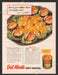 1949 Print Advertisement Del Monte Fruit Cocktail Festive Fruit Salad Recipe Ad.