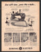 1949 Print Advertisement General Electric G-E Combination Iron Household Ad.