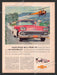 1958 Print Advertisement Chevrolet Bel Air Sport Coupe Car & Helicopter Ad.