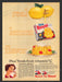 1963 Royal Real Lemon Flavor Gelatin "Fruit Cocktail Royale" Recipe Print Ad
