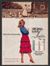 1980 Virginia Slims Lights Cigarettes 1898 Weaker Sex Print Advertisement Ad