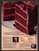 1981 Hershey's Cocoa Mrs. Johnson's Chocolate Cake Recipe Print Advertisement Ad