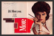 1984 More Cigarettes "It's More You" Sexy Woman Print Advertisement (2 Pages)