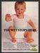 1987 Ultra Pampers Diapers Happy Baby! Print Advertisement Ad