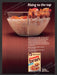 1988 Quaker Crunchy Bran Cereal "Rising to the Top" Print Advertisement Ad
