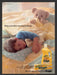 1989 Snuggle Morning Fresh Bear Boy Sleeping Print Advertisement Ad