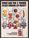 1991 Kibbles 'n Bits Dog Food Dreams Print Advertisement Ad
