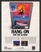 1992 Hudson Hawk NYC Twin Towers Video Game Print Advertisement