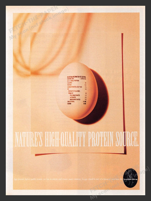 1992 The Incredible Edible Egg Nature Print Advertisement Ad
