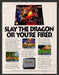 1994 King of Dragons Super NES Video Game Print Advertisement