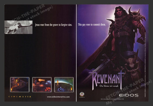 1998 Revenant Video Game Print Advertisement (2 Pages)