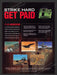 1999 F-16 Aggressor "Strike Hard Get Paid" Video Game Print Advertisement